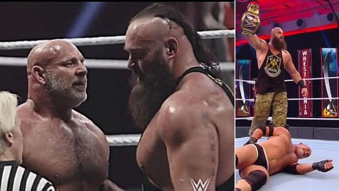 What Goldberg told Braun Strowman off-air after losing the Universal Championship at WrestleMania