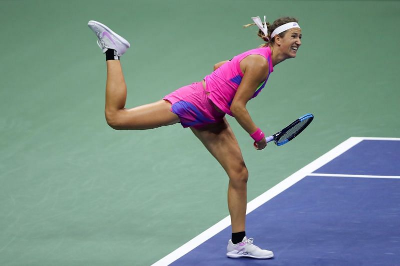 Victoria Azarenka&#039;s serve can be wobbly at times