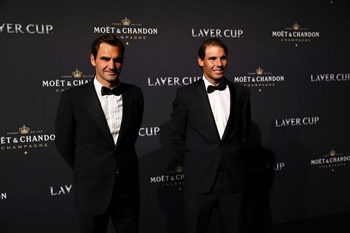 Roger Federer and Rafael Nadal