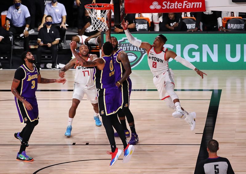 The Houston Rockets blew out the LA Lakers in Game 1