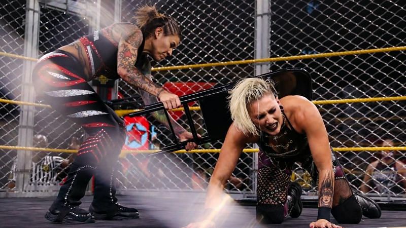 Rhea Ripley survived a grueling Steel Cage Match at NXT Super Tuesday 2