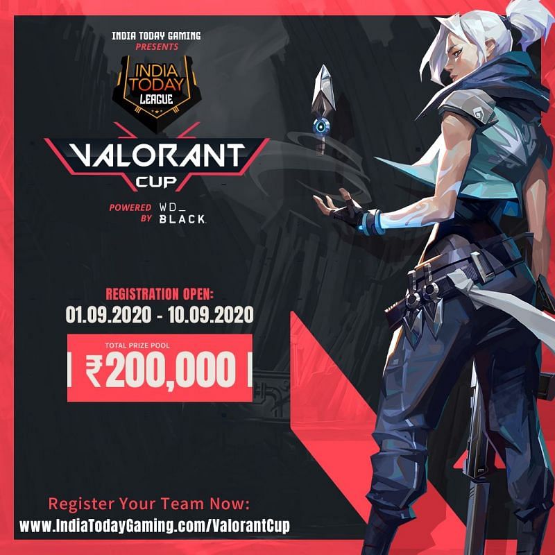India Today will be hosting its own INR 2 lakh prize pool Valorant tournament (Image credits: India Today Gaming)