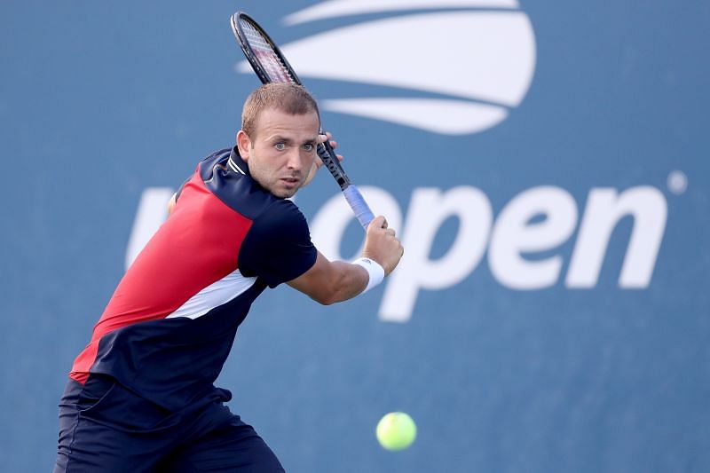 Dan Evans faces Corentin Moutet in the second round of the 2020 US Open