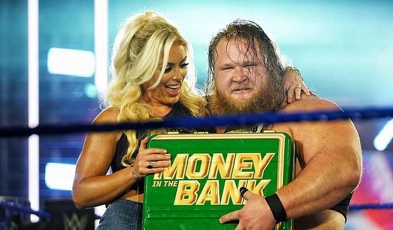 Otis won the Money in the Bank contract and the heart of Mandy Rose