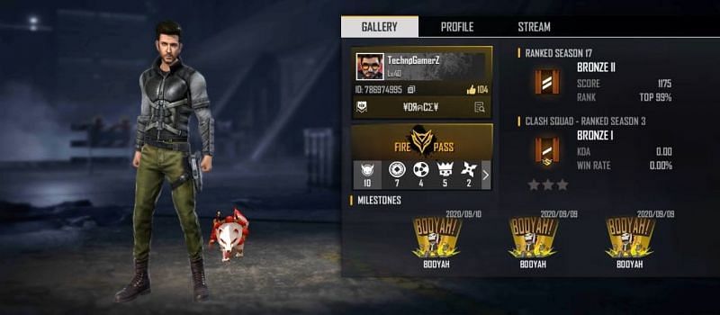 Techno Gamerz&#039;s Free Fire ID number