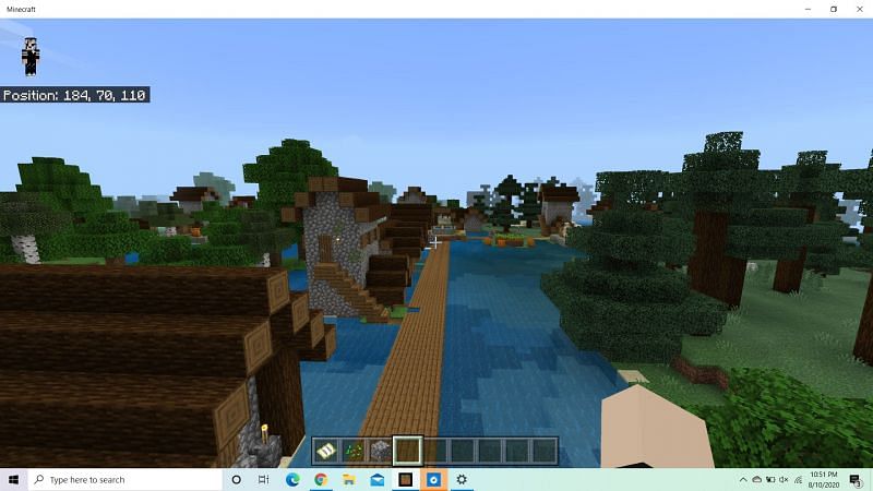 Diamonds in a village (Image credits: Minecraft-seeds.com)