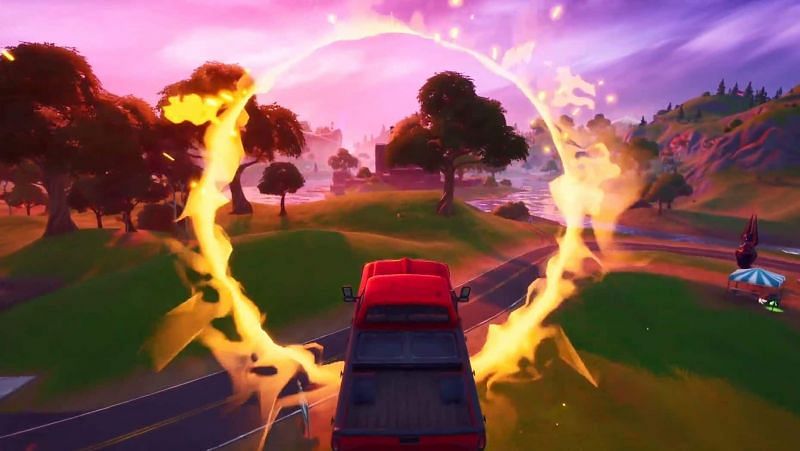 Fortnite: How & where to jump through the Flaming Ring at ...