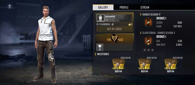 Mortal&rsquo;s Free Fire ID stats discussed