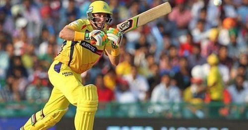 Mike Hussey en route his unbeaten 116 off 54 balls