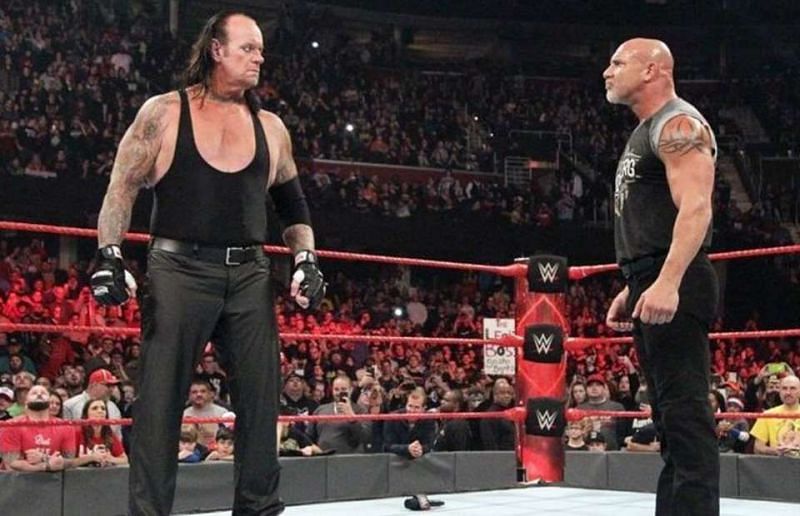 The Undertaker and Goldberg in WWE