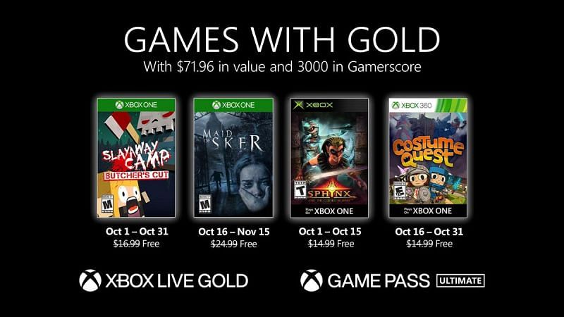 Free games this clearance month xbox