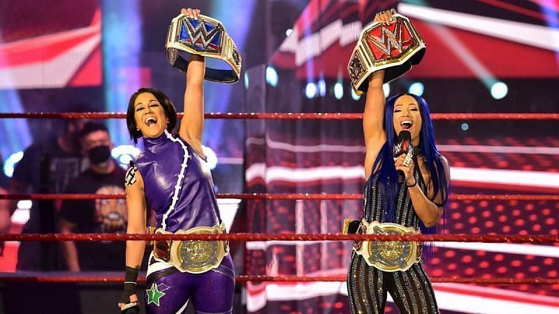 Bayley and Sasha Banks held all the women&#039;s titles at one point
