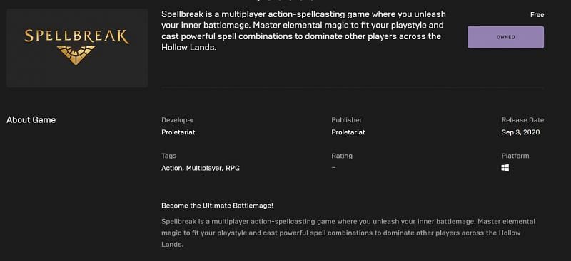Spellbreak – 4.000 de Ouro (+1.000 de Bônus) - Epic Games Store