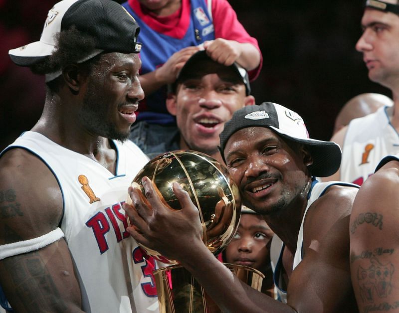 Ben Wallace (left) is a 4-time Defensive Player of the Year