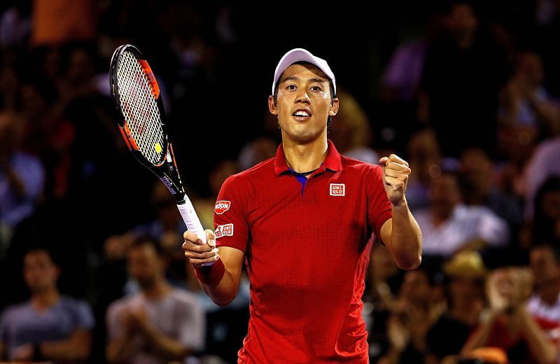 Kei Nishikori at the Miami Open 2016