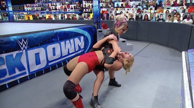 Alexa Bliss and Lacey Evans
