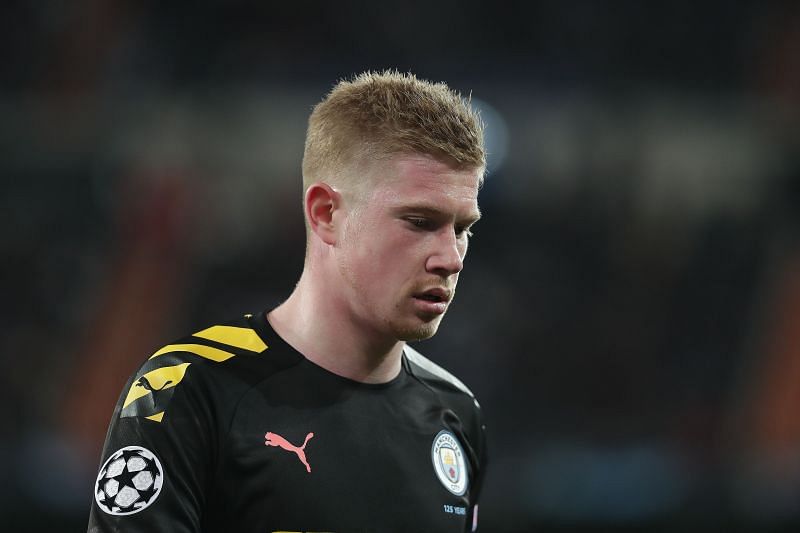 Kevin De Bruyne in action for Manchester City