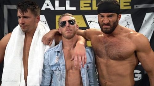 Orange Cassidy with Trent and Chuck in AEW