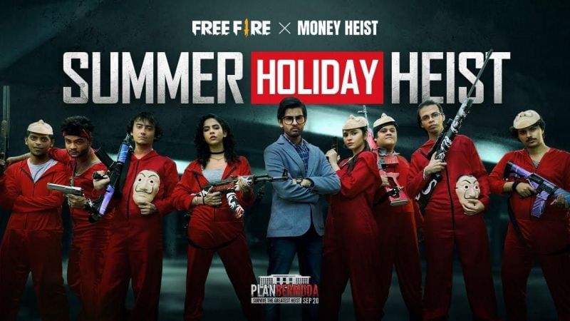 Garena Free Fire partners with Money Heist to introduce in game