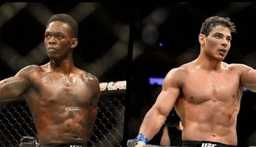 Israel Adesanya and Paulo Costa