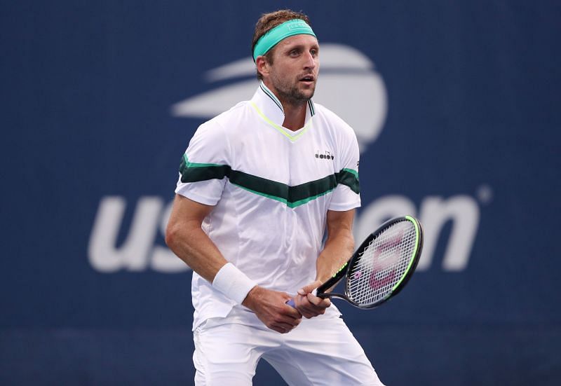 Tennys Sandgren at the Internazionali BNL d'Italia at Foro Italico in Rome, Italy.