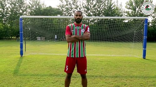 Sandesh Jhingan: (Image Credits: ATK Mohun Bagan FC)