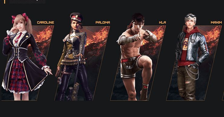 Characters in Free Fire (Image Credits: Gurugamer.com)