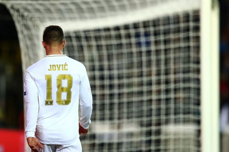 Luka Jovic has cut a disgruntled figure during his stay at Real Madrid