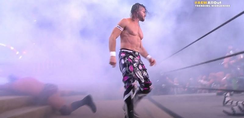 Sydal arrives on the scene (Pic Source: AEW)