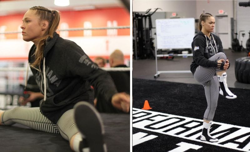 Ronda Rousey spotted training with Roddy Piper's daughter