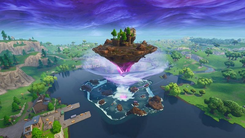 Loot Lake fused with Kevin the Cube (Image credit: Pinterest)