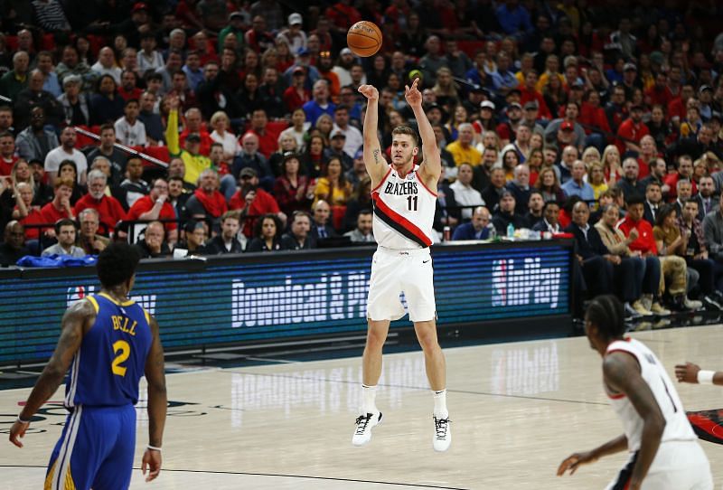 Meyers Leonard got the start in Game 4 of the NBA WC Finals and went off.