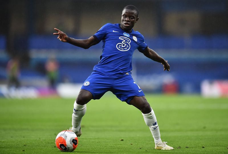 Chelsea star Kante in action for the Blues