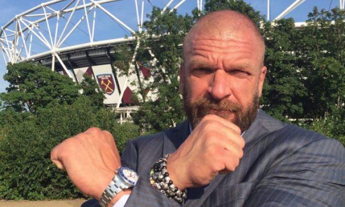 Triple H sent a message to West Ham United star Declan Rice