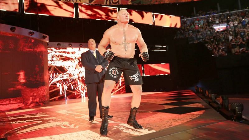 aew brock lesnar