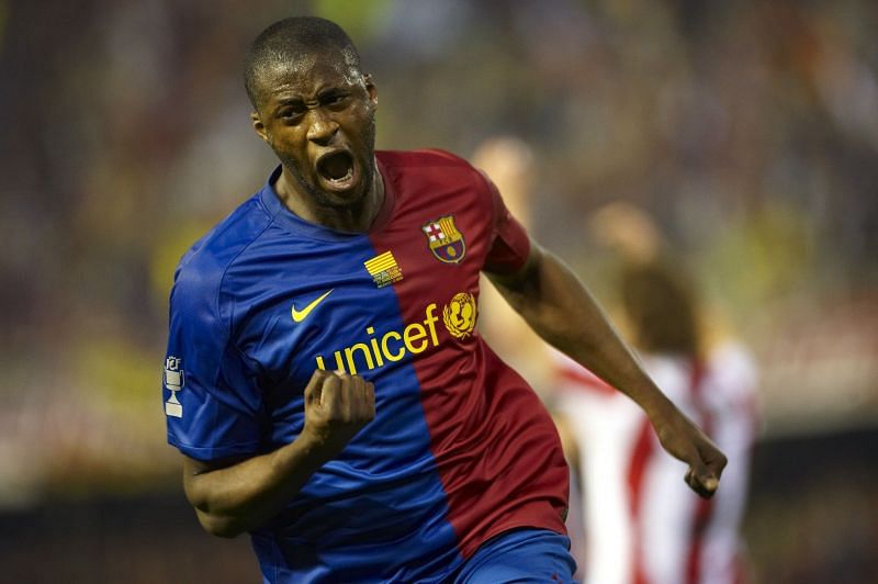 Yaya Toure was a Barcelona player for three years.