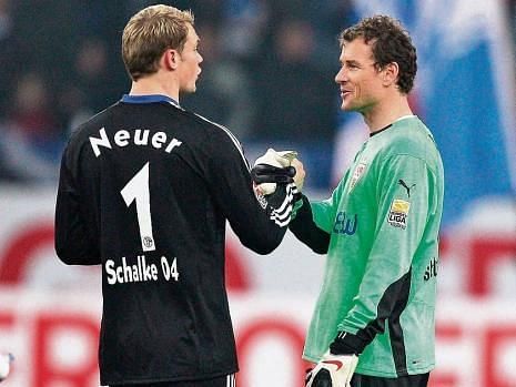 Manuel Neuer and his idol Jens Lehmann