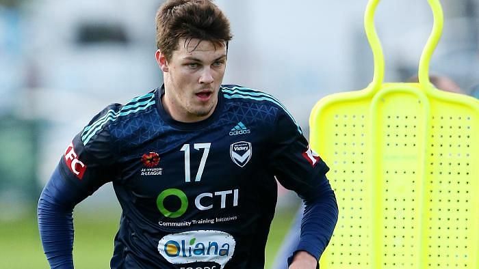 James Donachie in a Melbourne Victory shirt (Photo: Twitter)