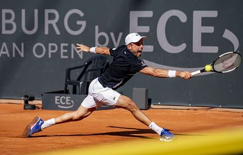 Roberto Bautista Agut during the Hamburg Open 2020