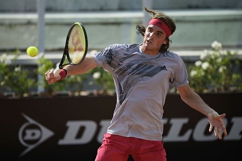 Stefanos Tsitsipas at the Internazionali BNL D'Italia 2020