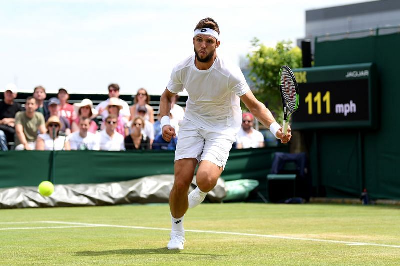 Jiri Vesely at Wimbledon 2019.