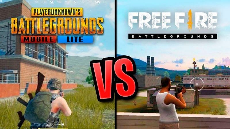 PUBG Mobile Lite vs Free Fire (Image Credits: Gurugamer. com)