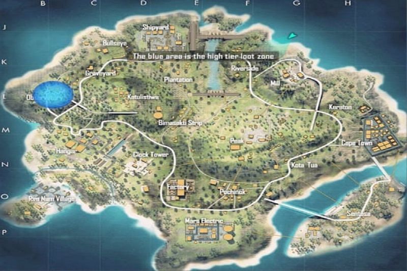 Free Fire: Best places to land on the Bermuda map