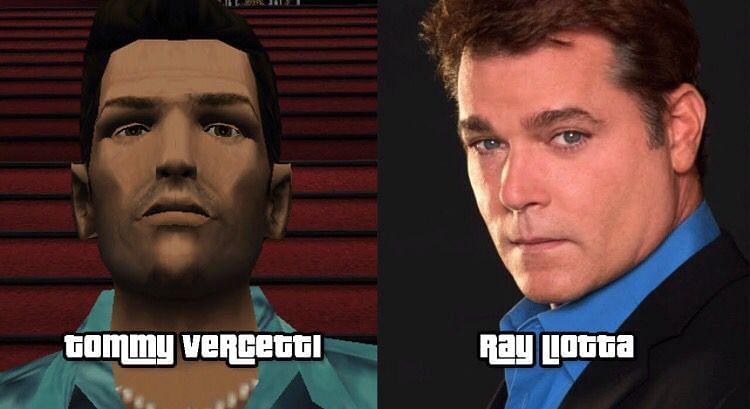 Ray Liotta and Tommy Vercetti (Image credits: Pinterest)