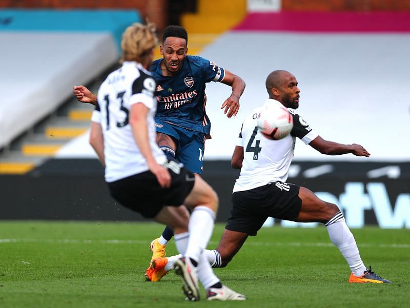 Aubameyang scored Arsenal&#039;s third goal of the afternoon