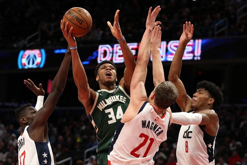 Milwaukee Bucks v Washington Wizards