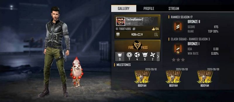 Techno Gamerz S Free Fire Id Stats K D Ratio And More