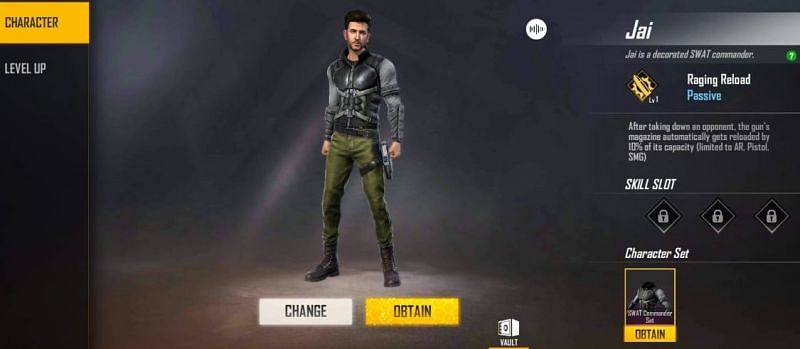 Jai character in Free Fire: Abilities, features and other ...