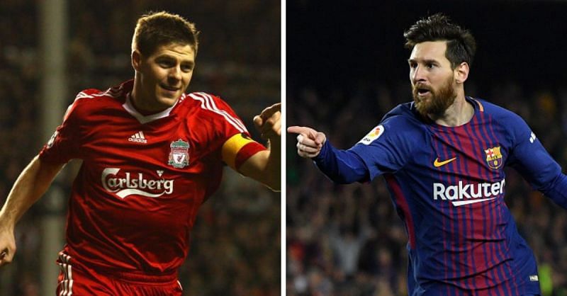 Steven Gerrard and Lionel Messi almost left their respective clubs