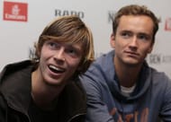 Andrey Rublev met Daniil Medvedev at the 2019 Western & Southern Open